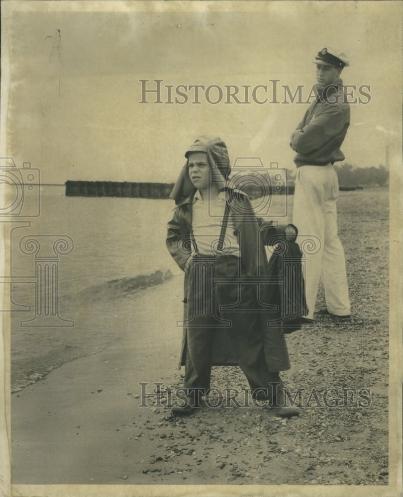 1957 Press Photo Rogers Park Beach