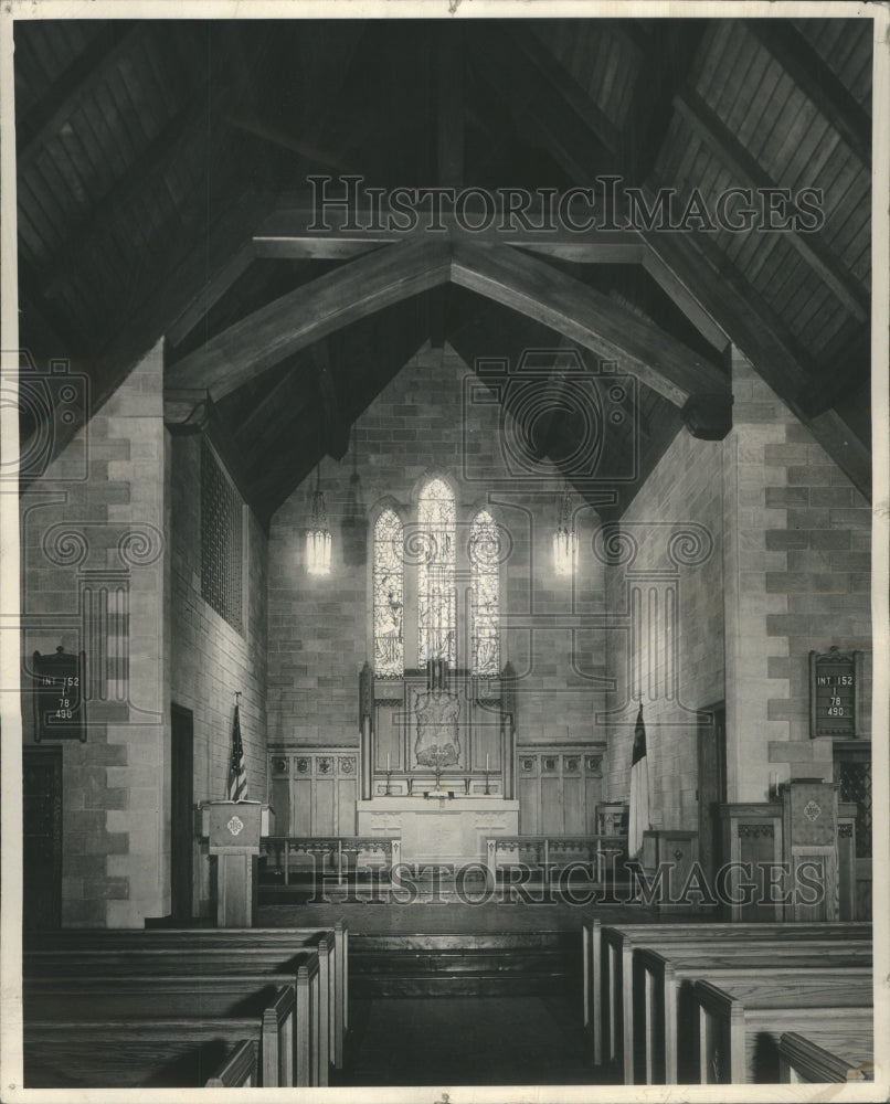 1949 Press Photo Zion Evangelical Lutheran Church