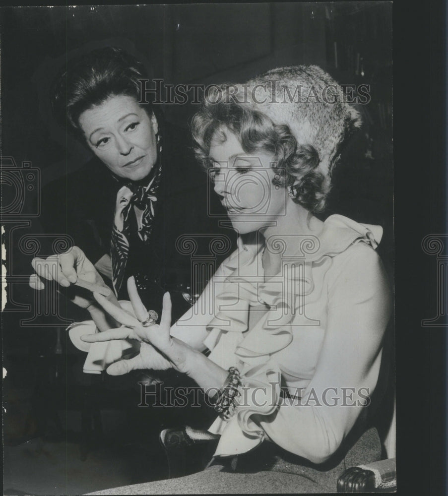 1971 Press Photo Nancy Kelly Actress