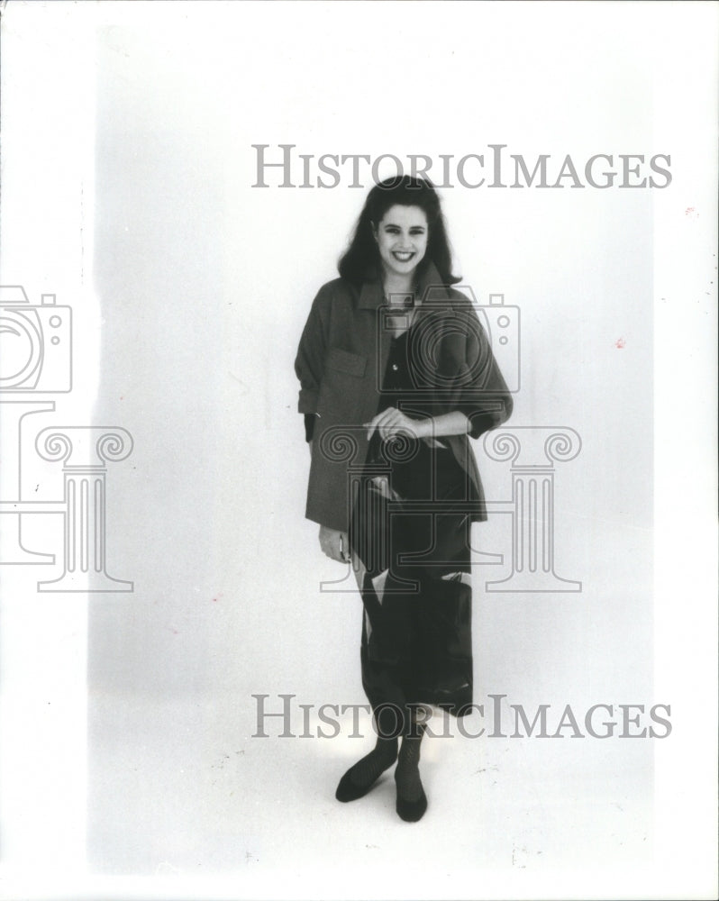 1985 Press Photo Karen Van Antwerp Model