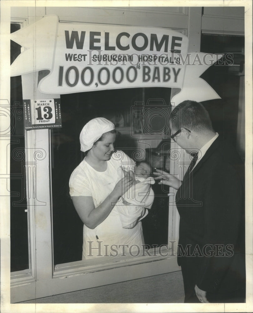 1964 Press Photo Hospital West Suburban Health Care