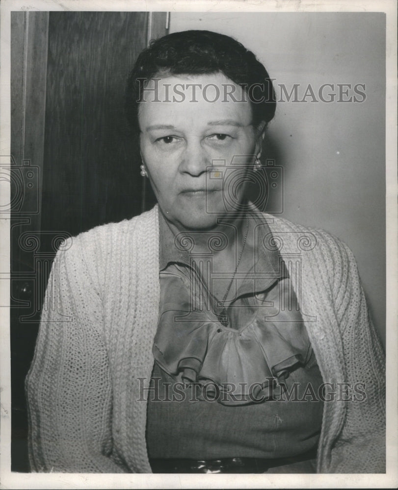 1949 Press Photo Mrs. Emory Storick