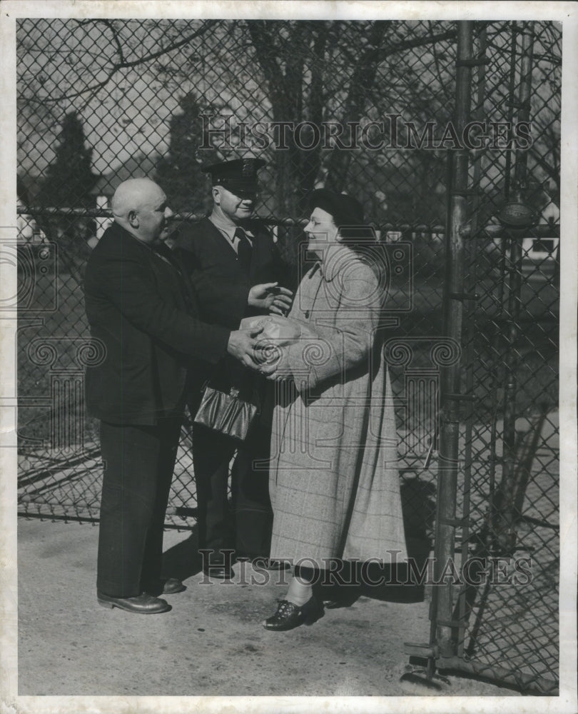 1949 Press Photo Mrs. Emory C. Storick Pardoned