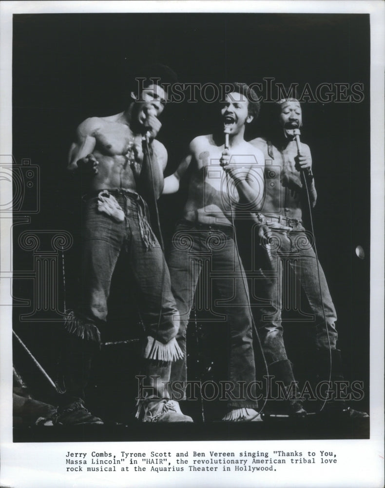 1969 Press Photo Hair