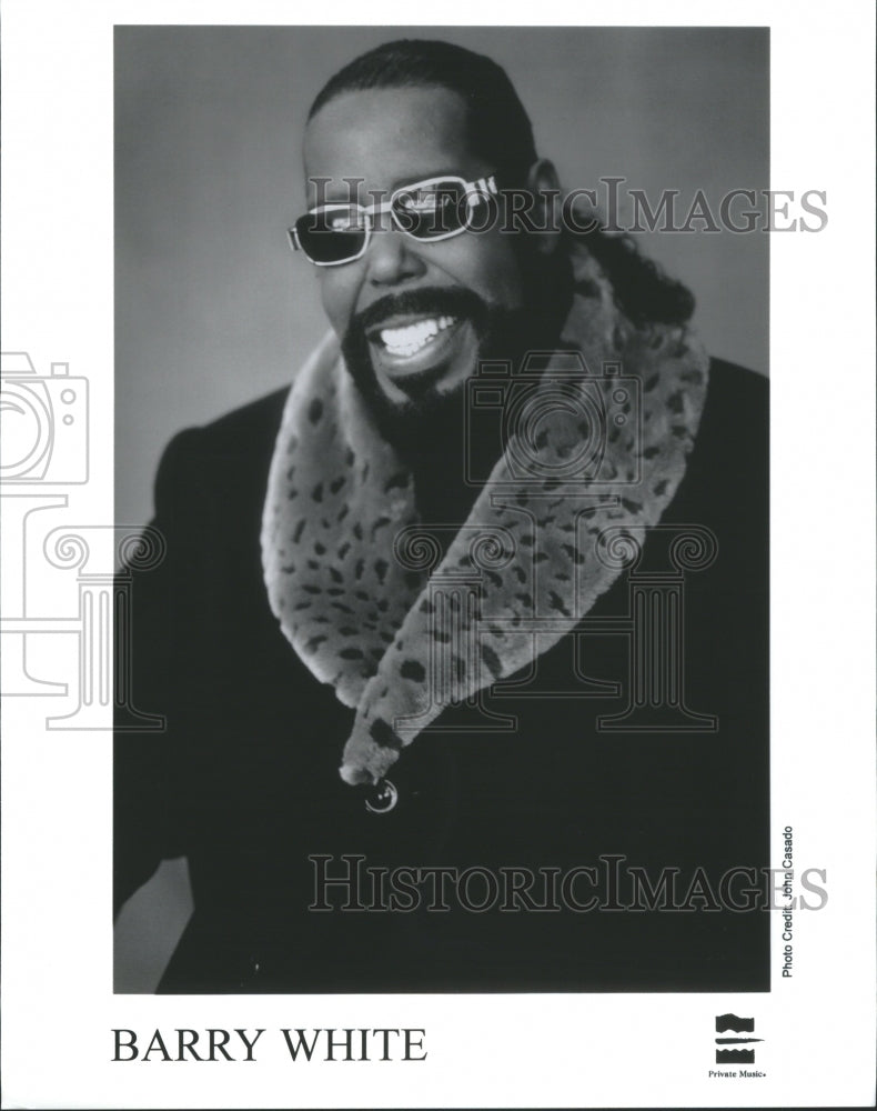 Press Photo Barry Eugene White American Record Producer