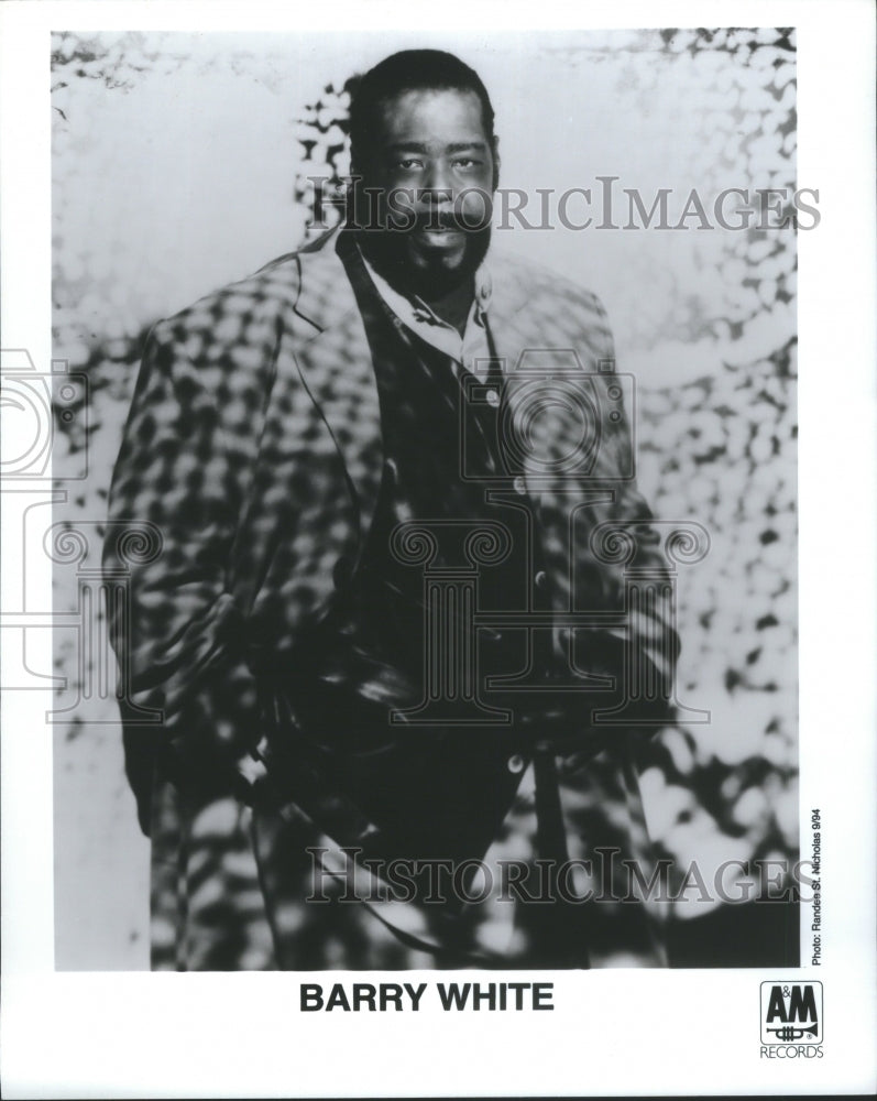 1995 Press Photo Barry White