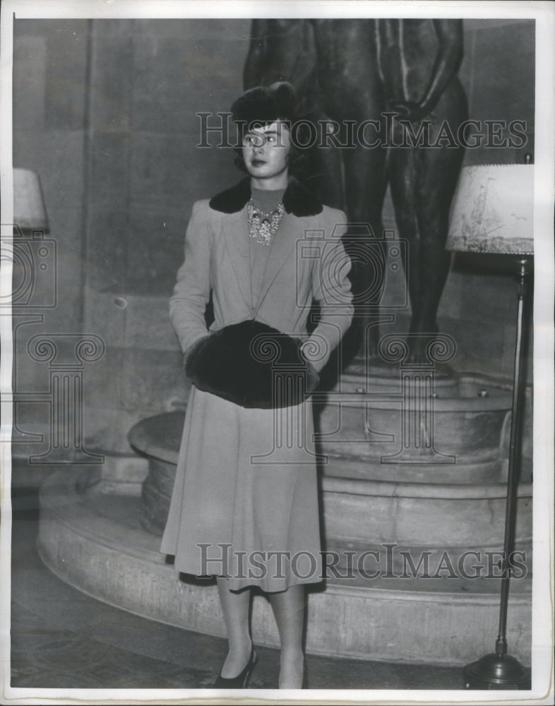 1939 Press Photo Margueirite Richter Det Soc.