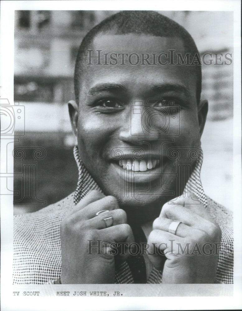 1969 Press Photo Josh White TV Scout Entertriner