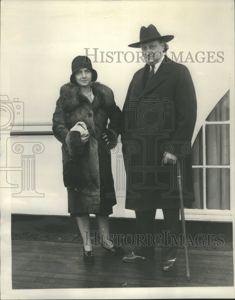 1929 Press Photo Albert White Professional American