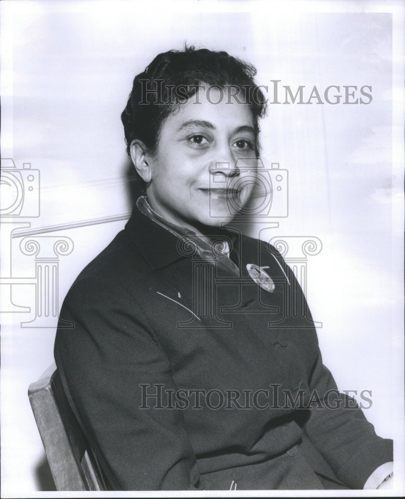 1956 Press Photo White Alpha Kappa Cleveland