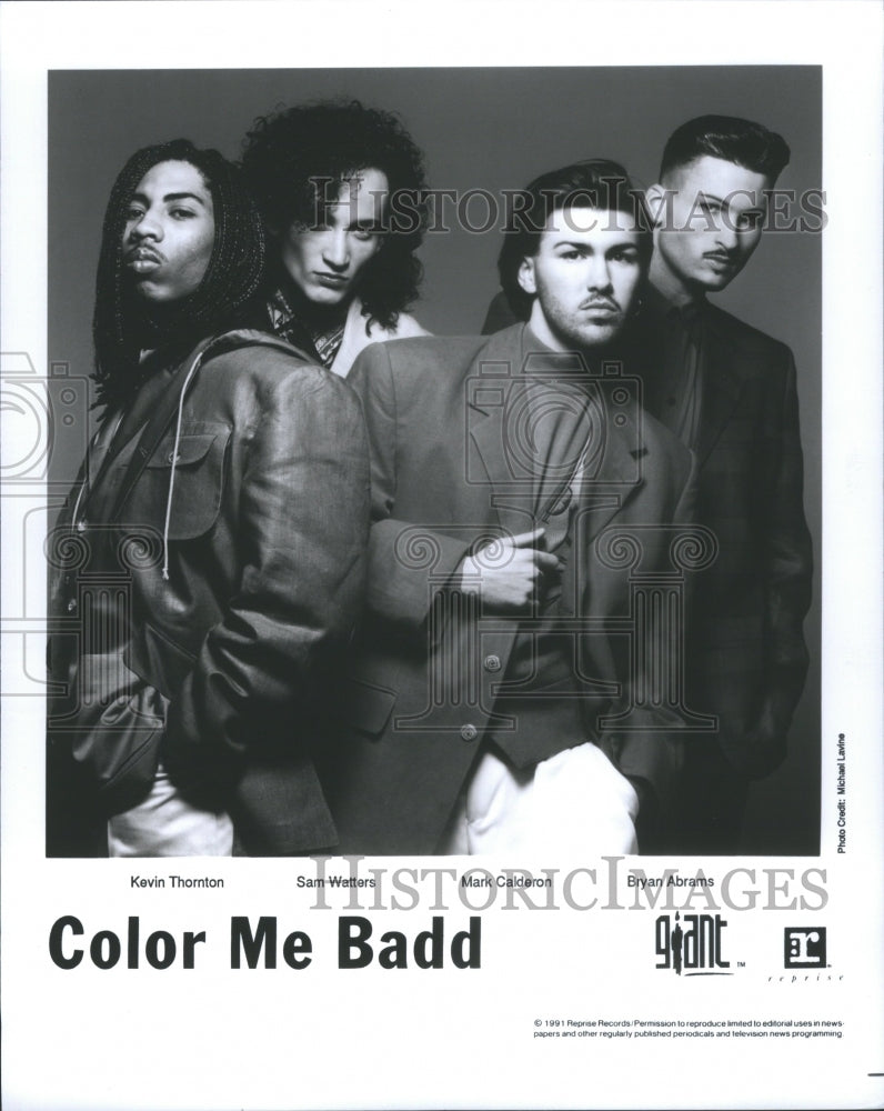 1991 Press Photo Color Me Badd