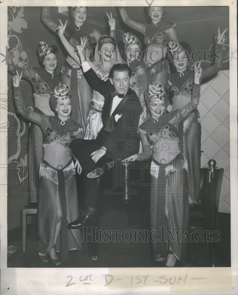 1945 Press Photo Purple Heart Cruise