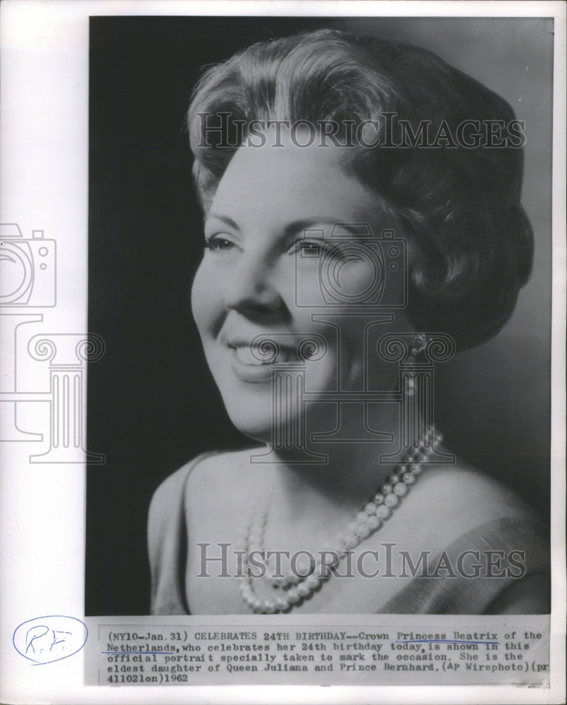 1962 Press Photo Beatrix is a Latin name spelling was a