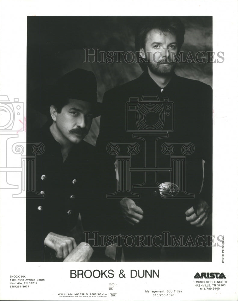 1995 Press Photo Brooks &amp; Dunn Kix Brooks Ronnie Dunn