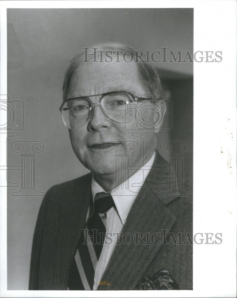 1989 Press Photo Daniel Hayes Vice President Detroit