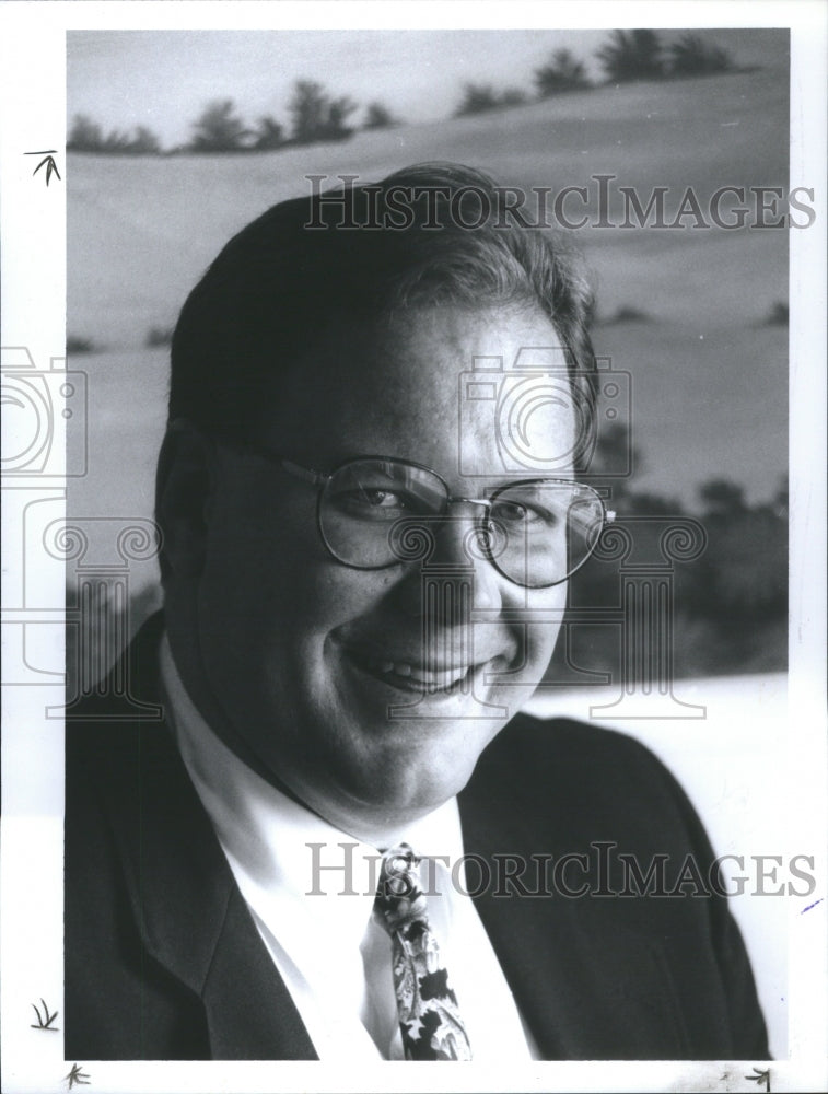 1992 Press Photo Ken Haywood Marketing Grand Hotel