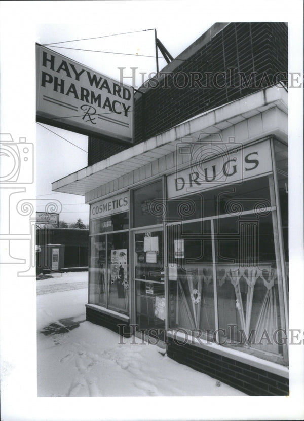 1993 Hayward Pharmacy Drugs Cosmetics Historic Images