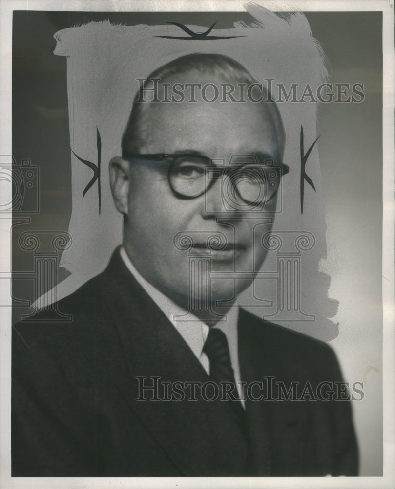 1956 Press Photo The Picture a Business man Hawkes