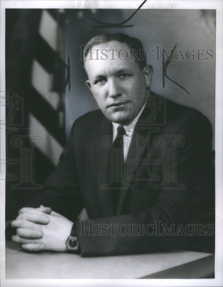 1966 Press Photo E. Haugerud Insp. Gen. of Foreign Asst