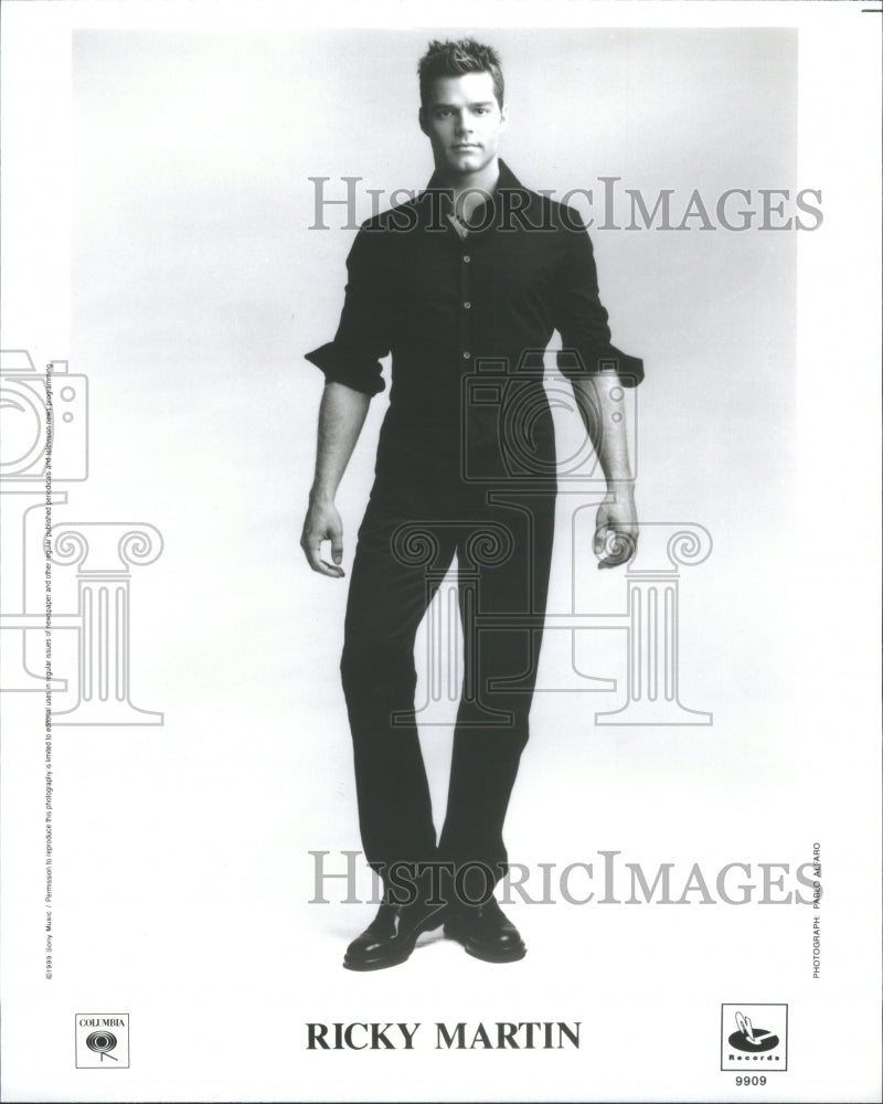 1999 Press Photo Ricky Martin