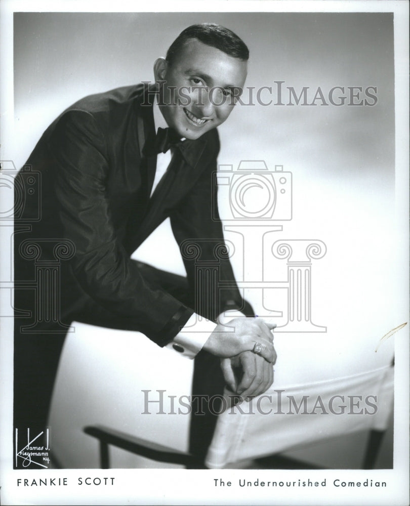 1969 Press Photo Frankie Scott Comedian Singer