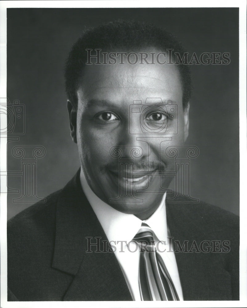 1995 Press Photo WXYZ TV Editorial Director Stokes