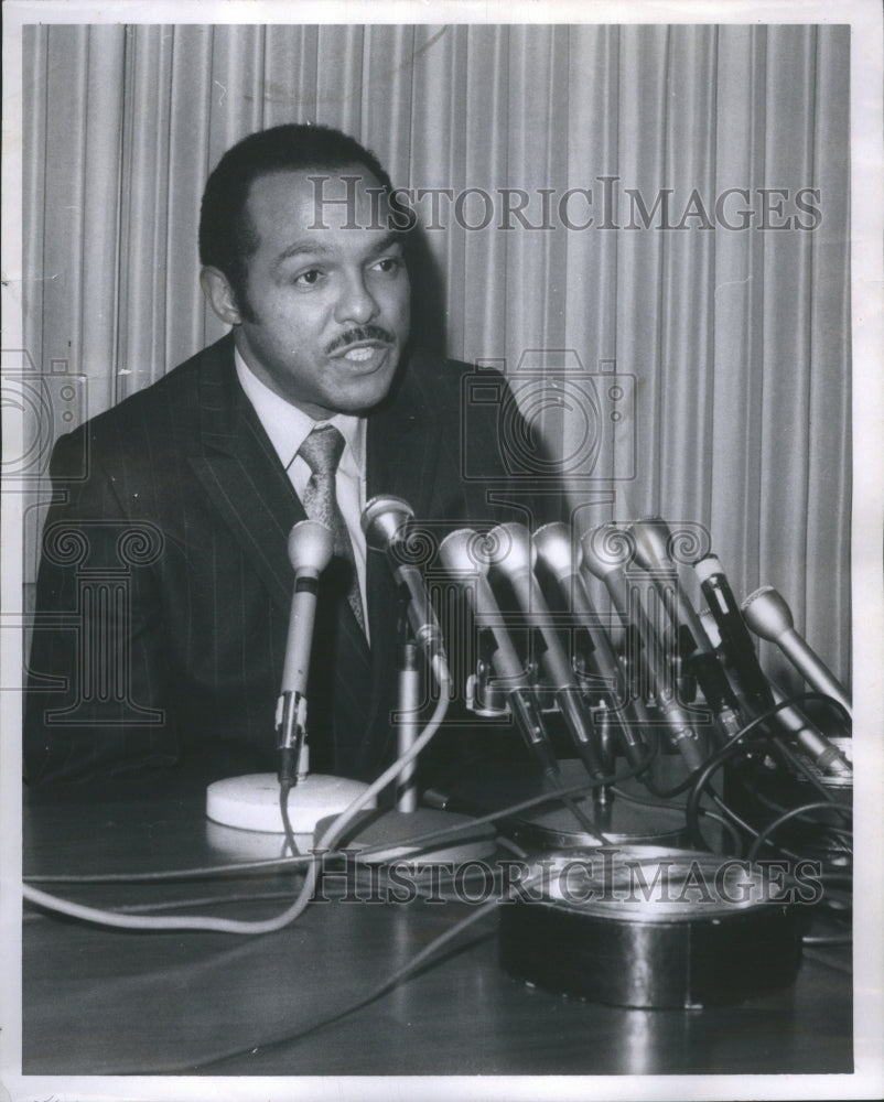 1970 Press Photo Carl B Stokes American Politician