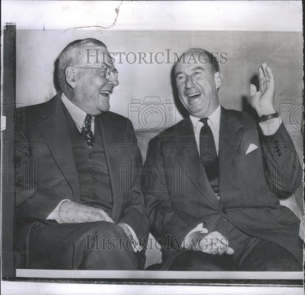 1957 Press Photo Dem Pres Nom Stevenson Sec State