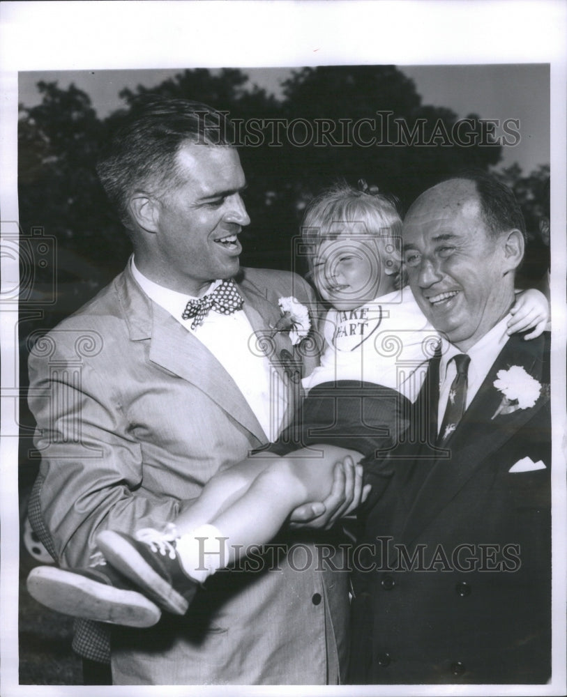 1956 Press Photo Adlai Stevenson politician