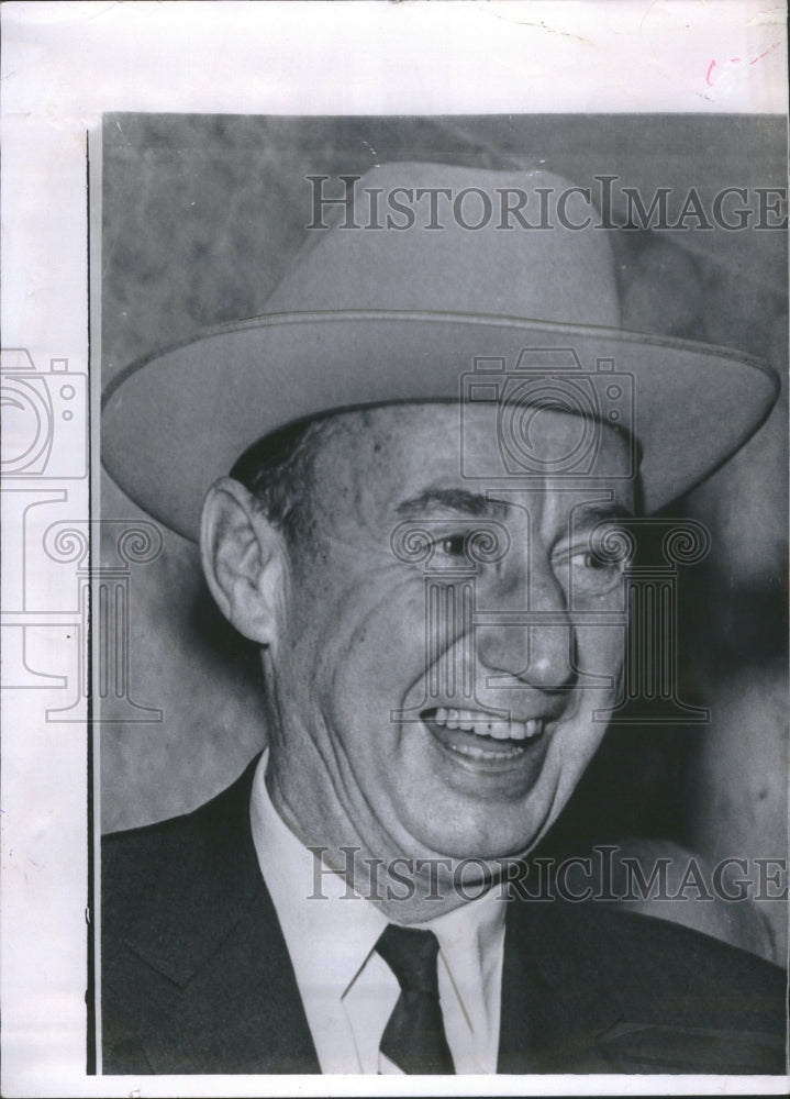 1963 Press Photo Adlai Stevenson American politician