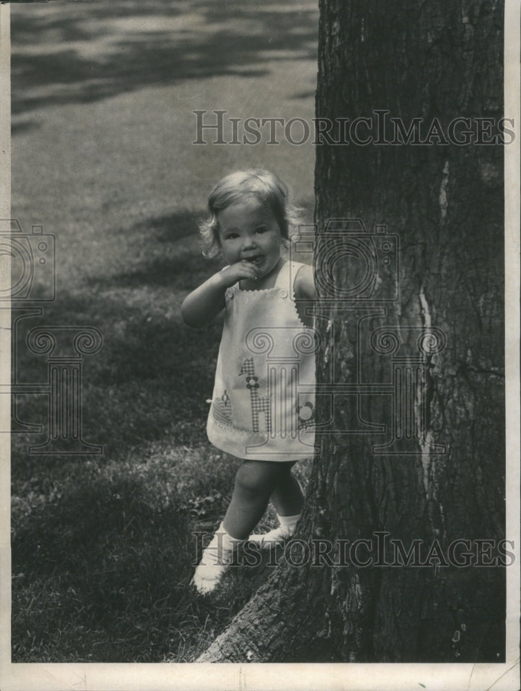 1970 Press Photo Kathryn Ann Peacock Summer Game - Historic Images