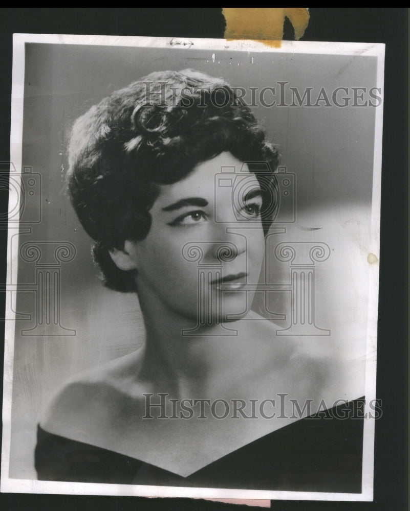 1959 Press Photo Kathleen McKeown Chicago Society