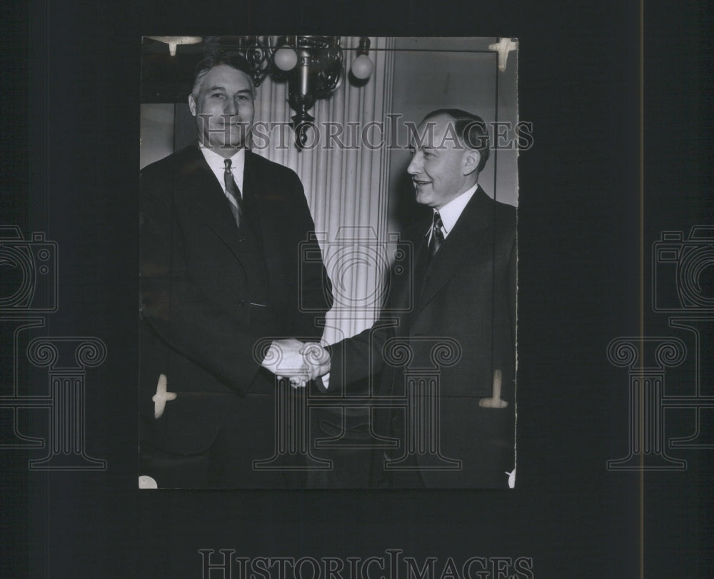 1941 Gov Nels H Smith Charles A Sprague - Historic Images