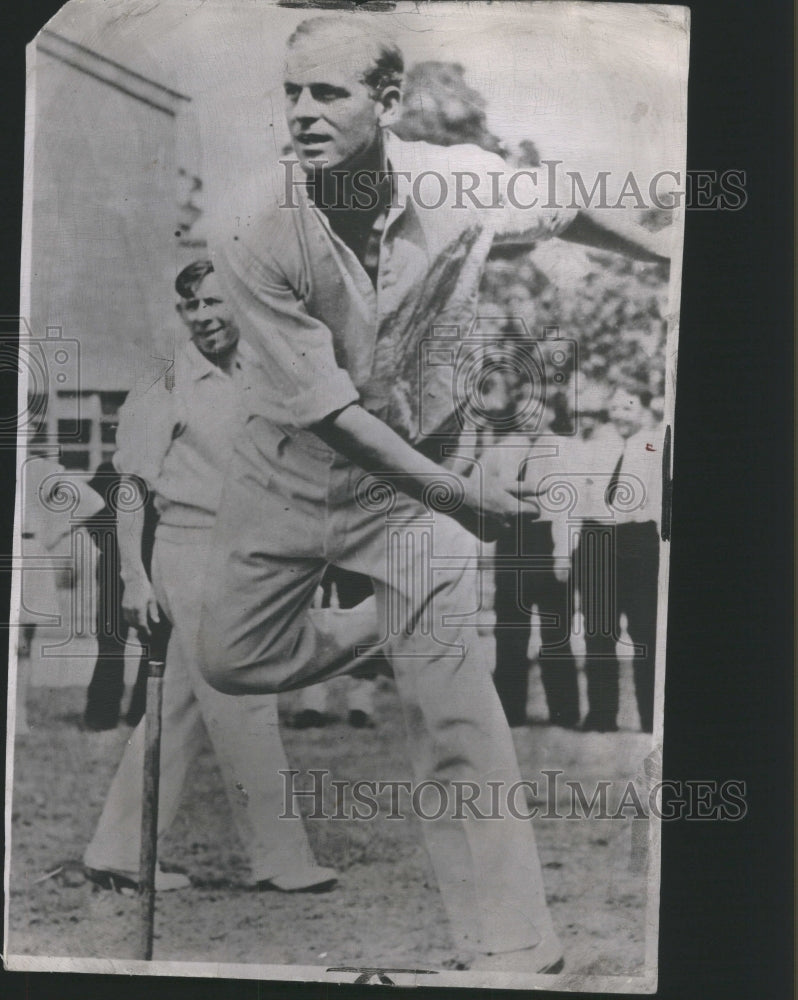 1952 Press Photo Prince Philip Duke Edinburgh Elizabeth