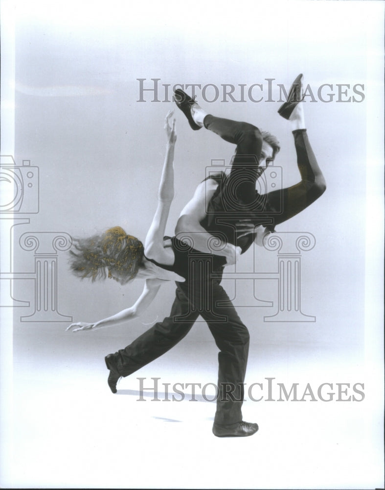 1993 Press Photo Art Bridgman Myrna Packer Circus Dance