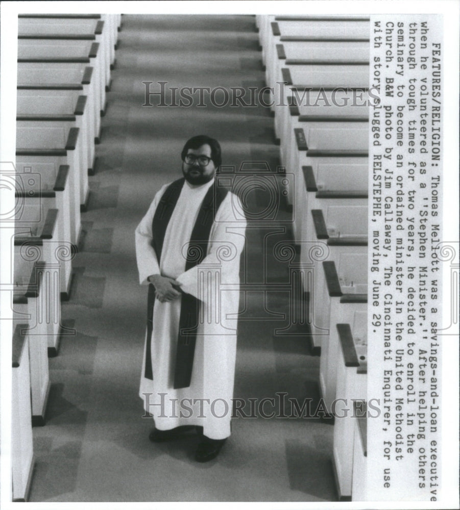 1993 Press Photo Thomas Mellott Loan Executive Stephen