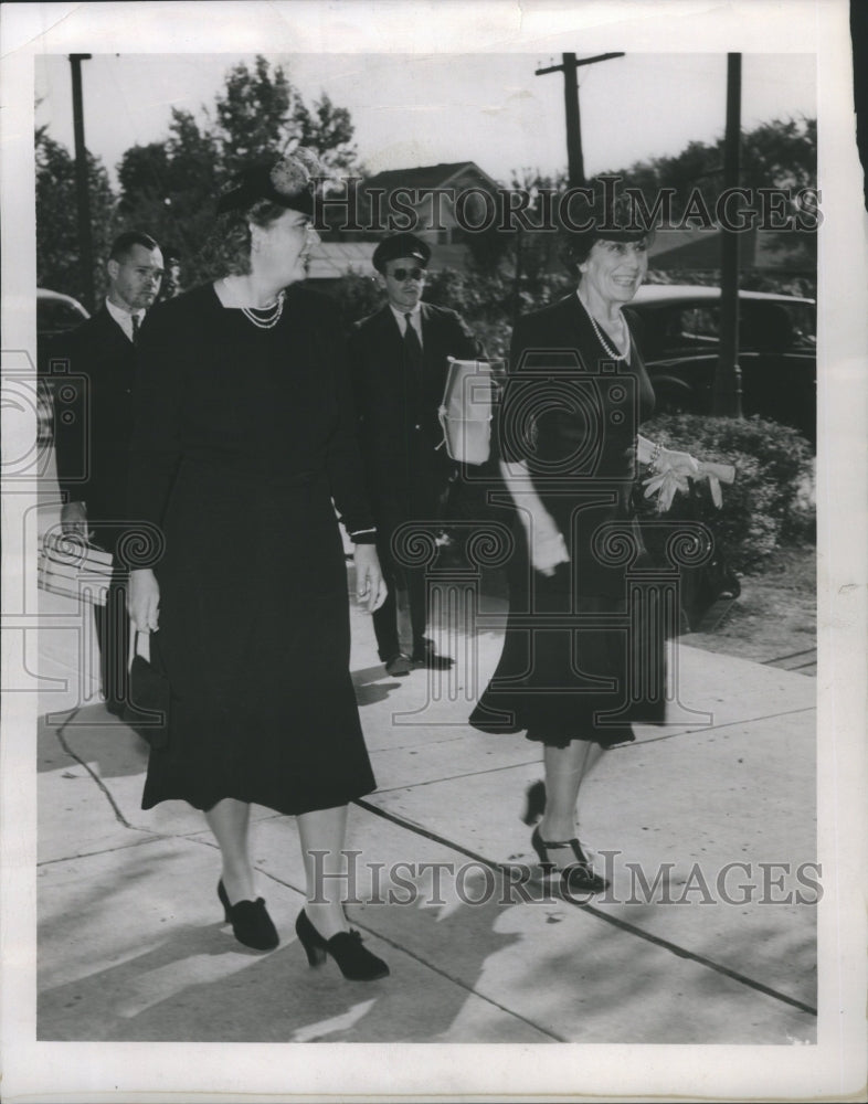 1940 Press Photo Mrs Willard Worcester Mrs Louis Detsoc