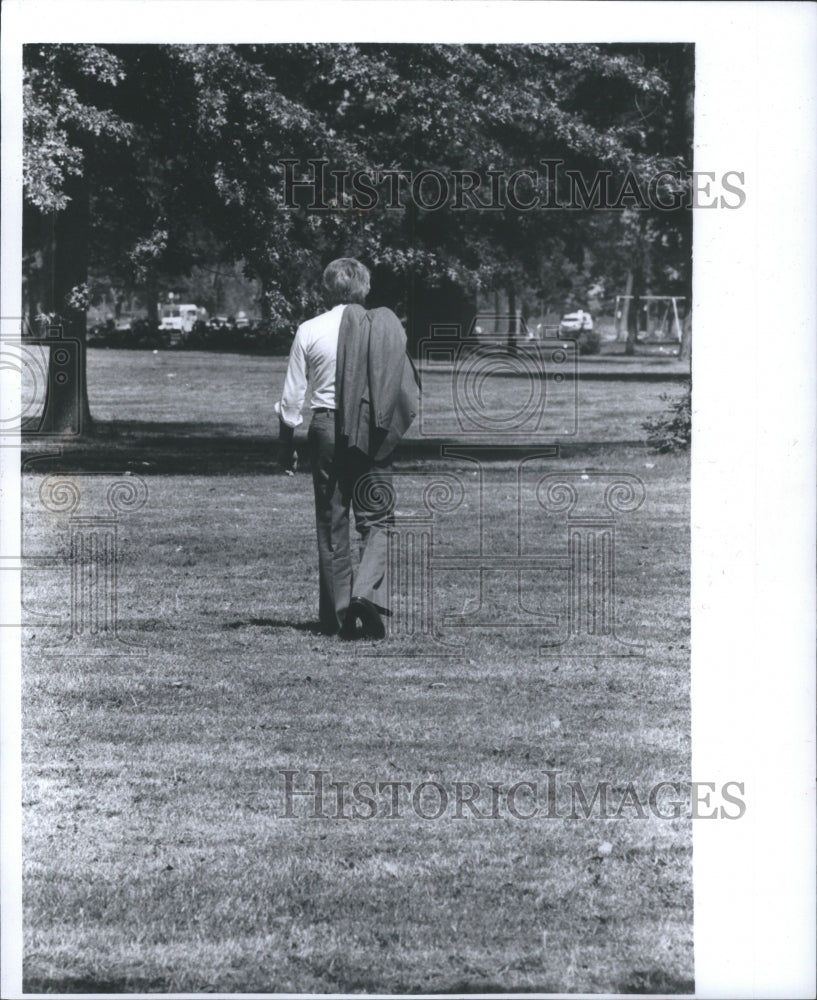 1978 Press Photo Man Adult Human Male Humanity