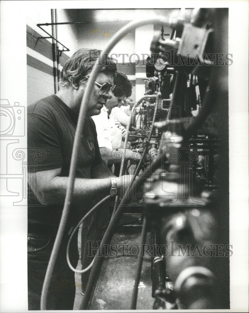 1990 Press Photo Harold Price Rockland New York Plastic