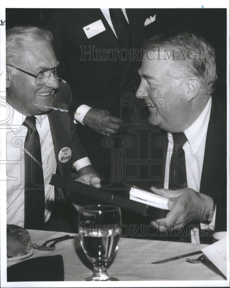 1988 Press Photo Monorable Edwin Meese III Dan Murphy