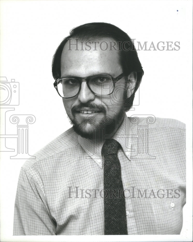 1981 Press Photo Mark Mead Reporter Edition Channel