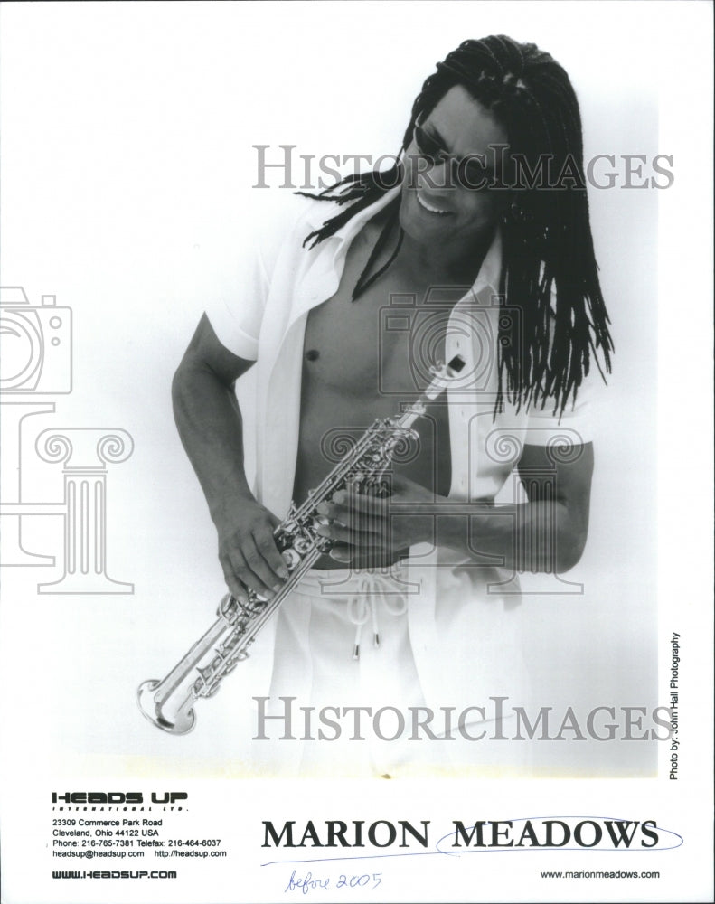 2005 Press Photo Marion Meadows American Jazz Composer