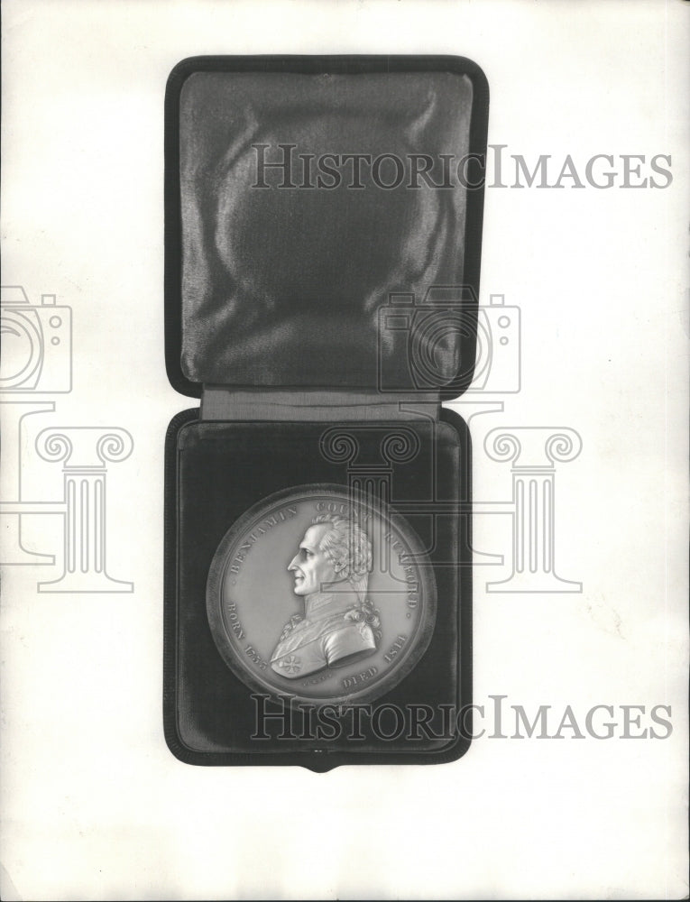 1921 Press Photo Rumford Medal Royal Society Europe