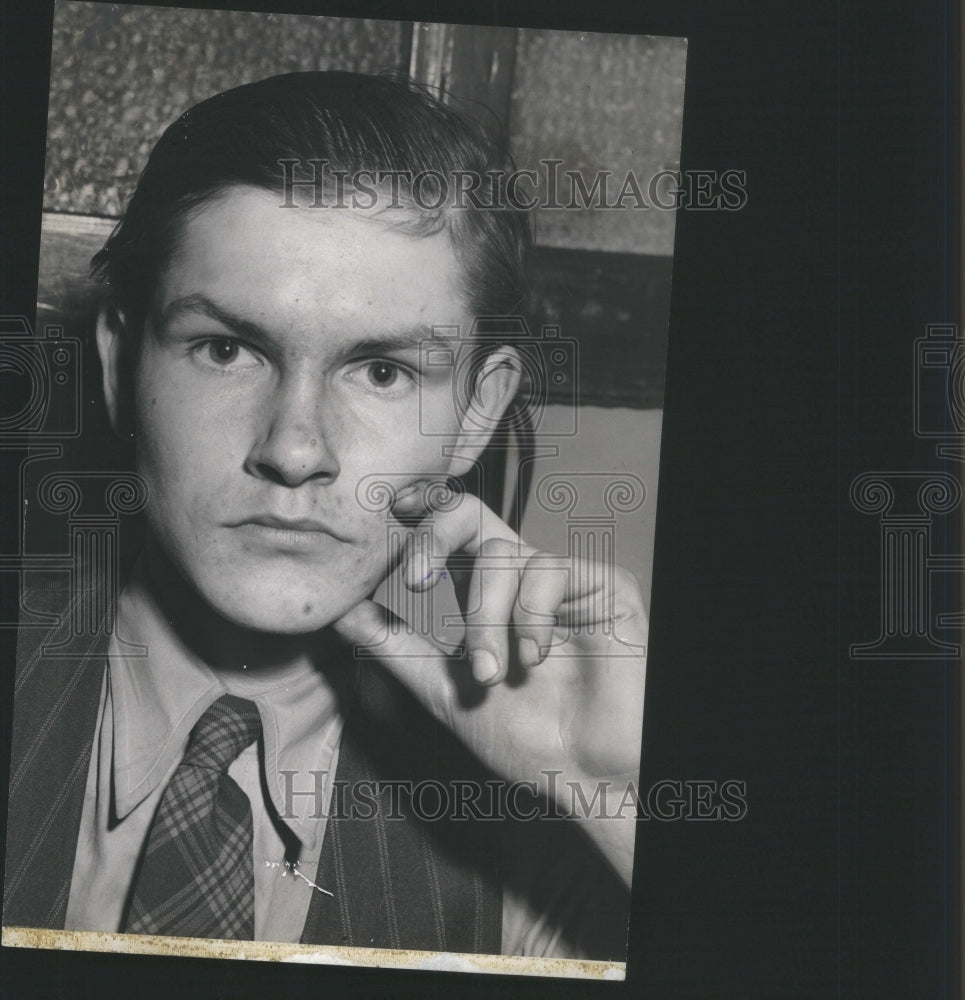 1943 Press Photo John Wesley May Flint Murderer