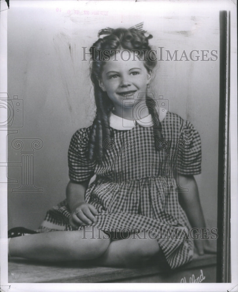 1951 Press Photo Copy Janet Maurer Lawrance Mamcer Nan