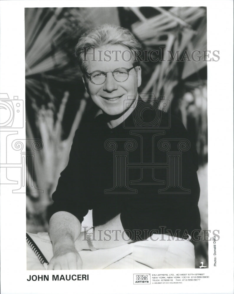 1998 Press Photo John Francis Mauceri American Ebtertai