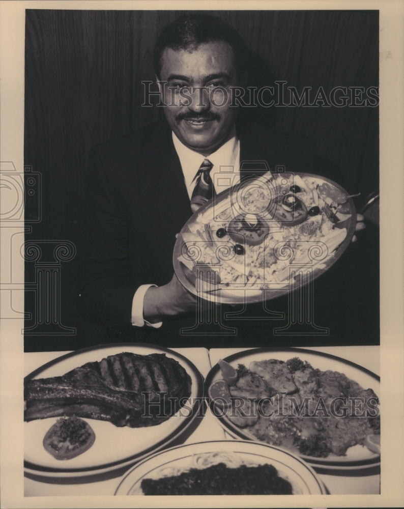 1993 Press PhotoYahie Mawari Italian Resturant Dishes