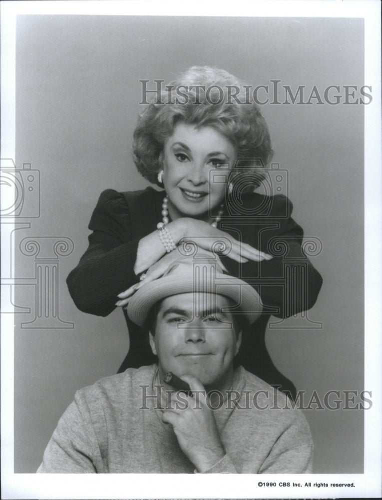 1990 Press Photo Kevin Meaney Audrey Meadows Uncle Buck