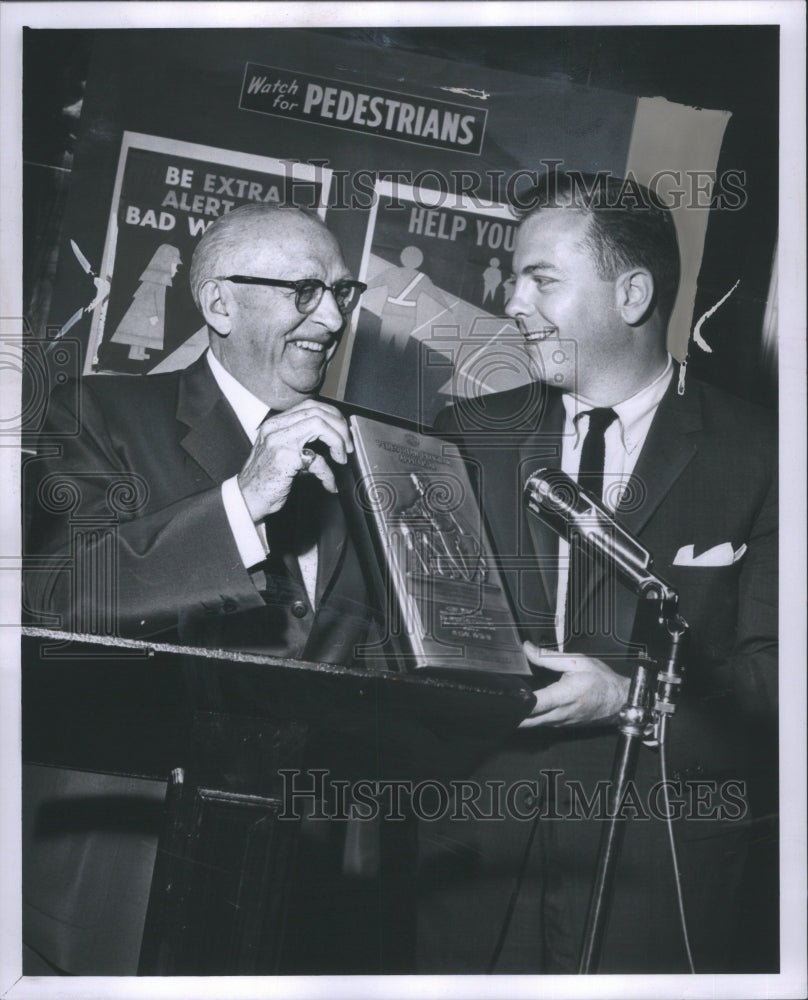 1962 Press Photo Charles Wilson Mayor Cavanagh Traffic