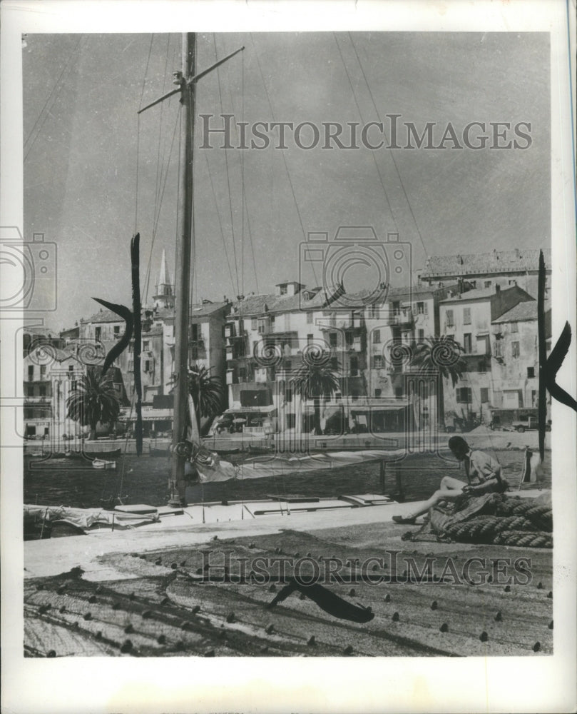 1961 Press Photo Islands Corsica